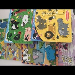 5 Puzzle Melissa & Doug Disney Mickey Mouse & Friends Clubhouse Wooden